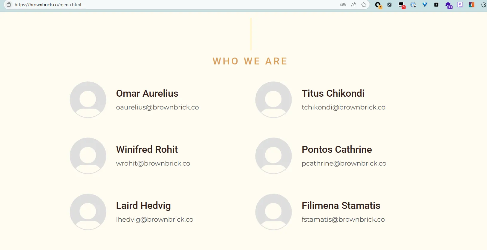 brownbrick.co网站上的邮箱信息